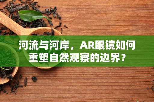 河流与河岸，AR眼镜如何重塑自然观察的边界？