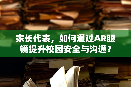 家长代表，如何通过AR眼镜提升校园安全与沟通？