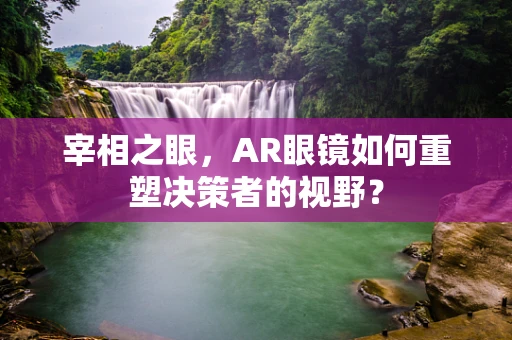 宰相之眼，AR眼镜如何重塑决策者的视野？