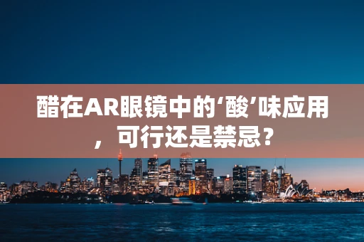 醋在AR眼镜中的‘酸’味应用，可行还是禁忌？