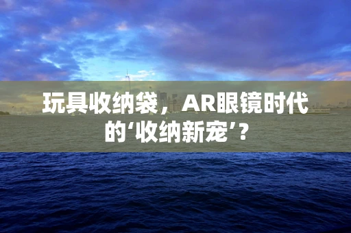 玩具收纳袋，AR眼镜时代的‘收纳新宠’？