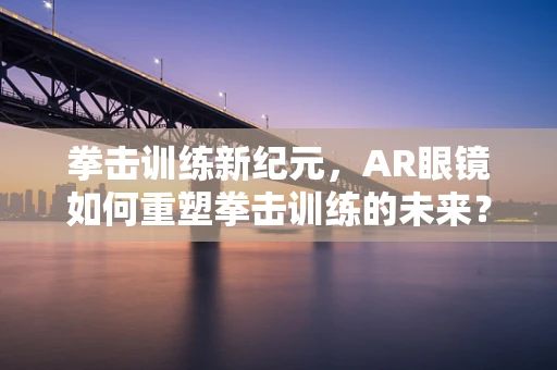 拳击训练新纪元，AR眼镜如何重塑拳击训练的未来？