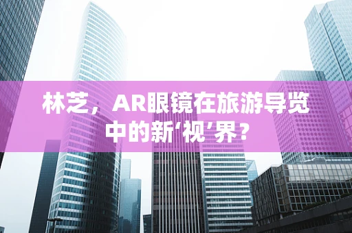 林芝，AR眼镜在旅游导览中的新‘视’界？