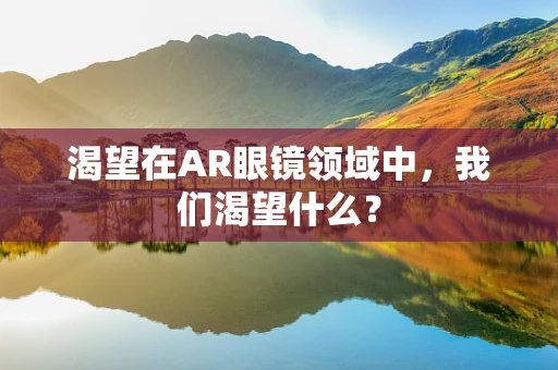 渴望在AR眼镜领域中，我们渴望什么？
