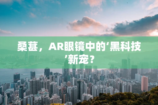 桑葚，AR眼镜中的‘黑科技’新宠？