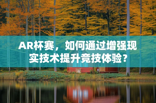AR杯赛，如何通过增强现实技术提升竞技体验？