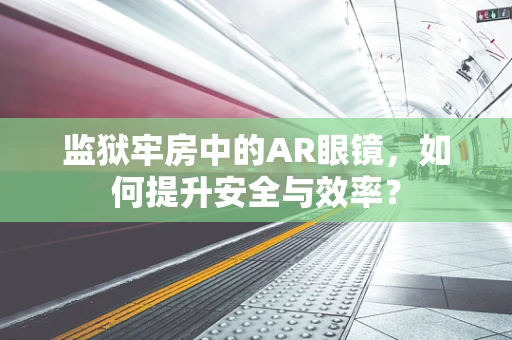 监狱牢房中的AR眼镜，如何提升安全与效率？