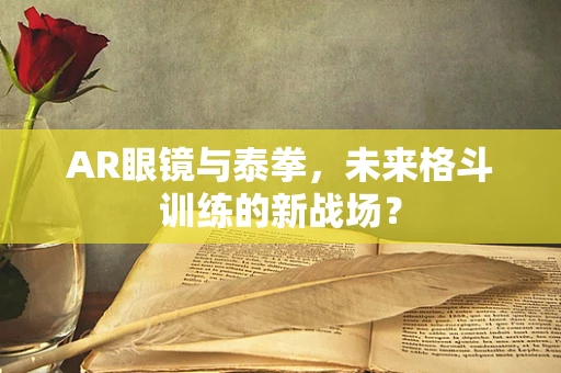 AR眼镜与泰拳，未来格斗训练的新战场？