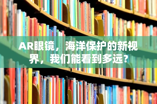 AR眼镜，海洋保护的新视界，我们能看到多远？