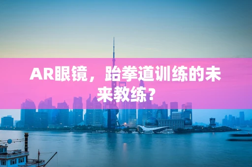 AR眼镜，跆拳道训练的未来教练？
