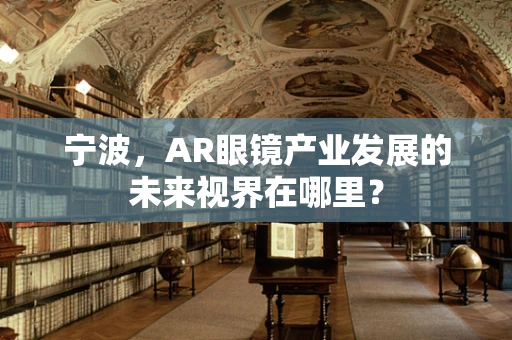 宁波，AR眼镜产业发展的未来视界在哪里？