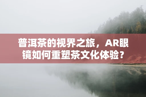 普洱茶的视界之旅，AR眼镜如何重塑茶文化体验？