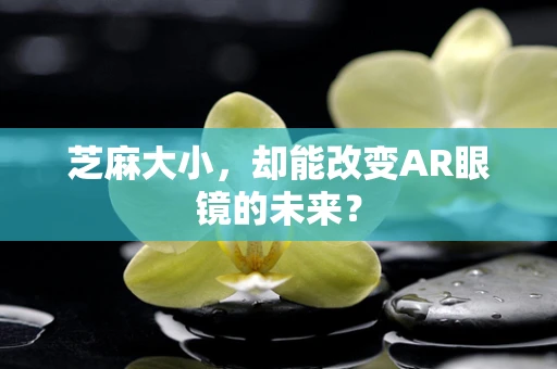 芝麻大小，却能改变AR眼镜的未来？