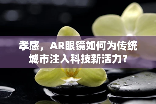 孝感，AR眼镜如何为传统城市注入科技新活力？