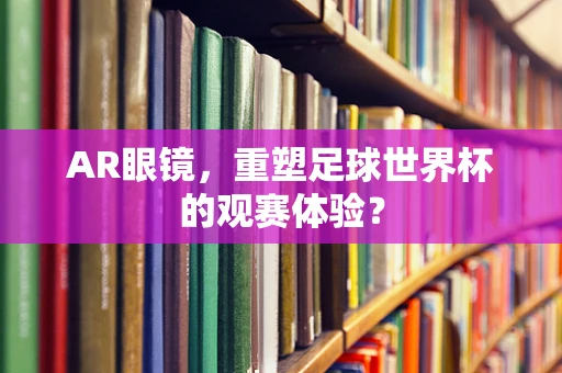 AR眼镜，重塑足球世界杯的观赛体验？