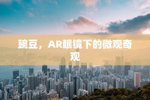 豌豆，AR眼镜下的微观奇观