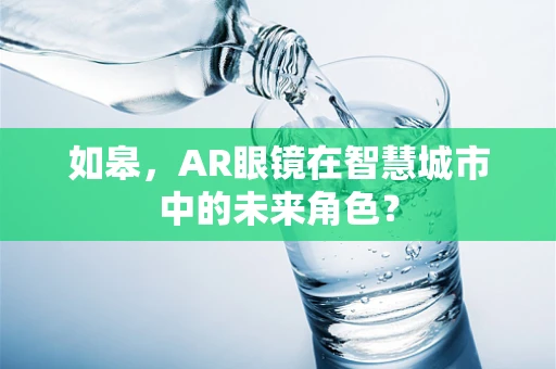 如皋，AR眼镜在智慧城市中的未来角色？
