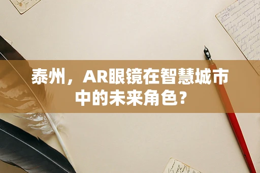 泰州，AR眼镜在智慧城市中的未来角色？
