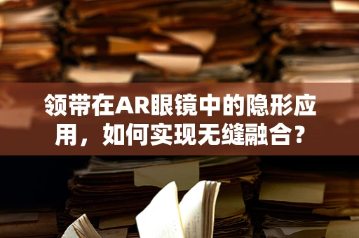 领带在AR眼镜中的隐形应用，如何实现无缝融合？