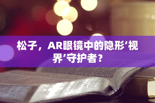 松子，AR眼镜中的隐形‘视界’守护者？
