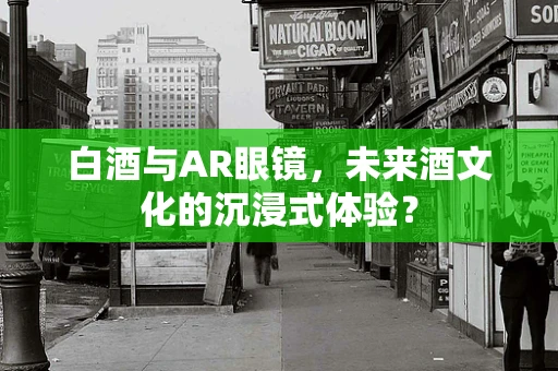 白酒与AR眼镜，未来酒文化的沉浸式体验？