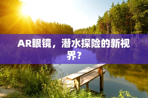 AR眼镜，潜水探险的新视界？