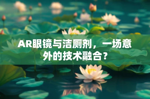 AR眼镜与洁厕剂，一场意外的技术融合？