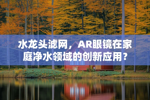 水龙头滤网，AR眼镜在家庭净水领域的创新应用？