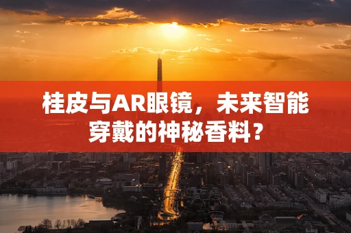 桂皮与AR眼镜，未来智能穿戴的神秘香料？