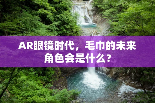 AR眼镜时代，毛巾的未来角色会是什么？