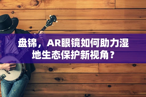 盘锦，AR眼镜如何助力湿地生态保护新视角？