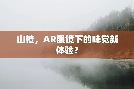 山楂，AR眼镜下的味觉新体验？