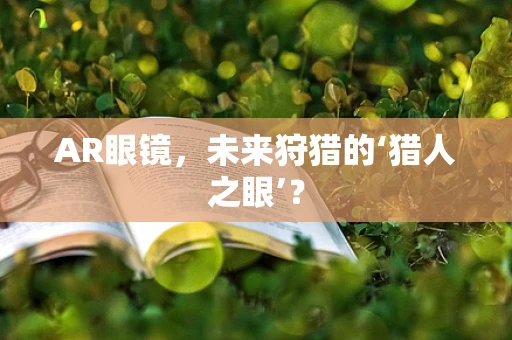 AR眼镜，未来狩猎的‘猎人之眼’？