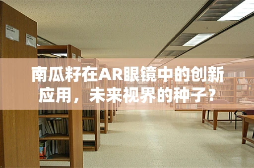 南瓜籽在AR眼镜中的创新应用，未来视界的种子？