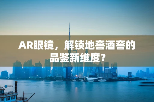 AR眼镜，解锁地窖酒窖的品鉴新维度？