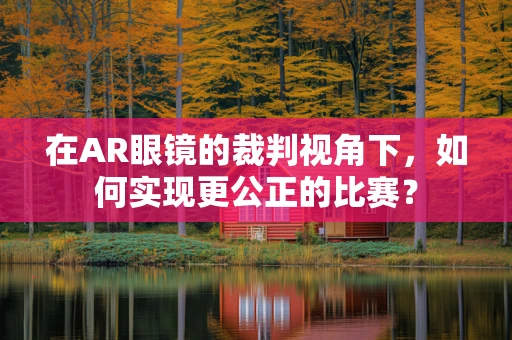在AR眼镜的裁判视角下，如何实现更公正的比赛？