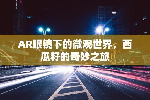AR眼镜下的微观世界，西瓜籽的奇妙之旅