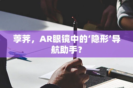 荸荠，AR眼镜中的‘隐形’导航助手？