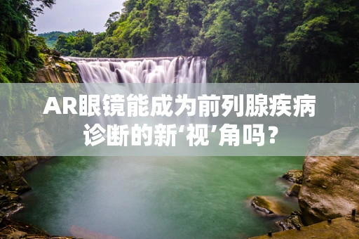 AR眼镜能成为前列腺疾病诊断的新‘视’角吗？
