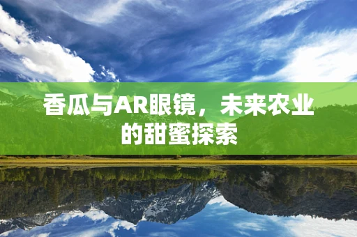 香瓜与AR眼镜，未来农业的甜蜜探索