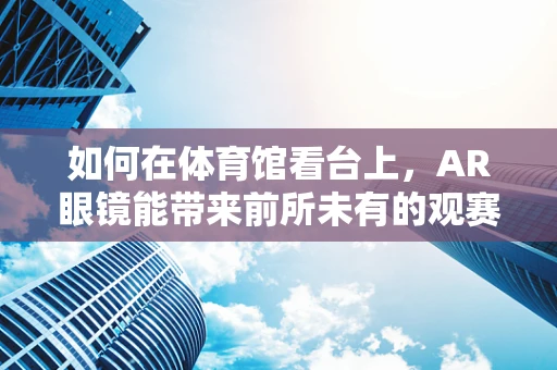 如何在体育馆看台上，AR眼镜能带来前所未有的观赛体验？