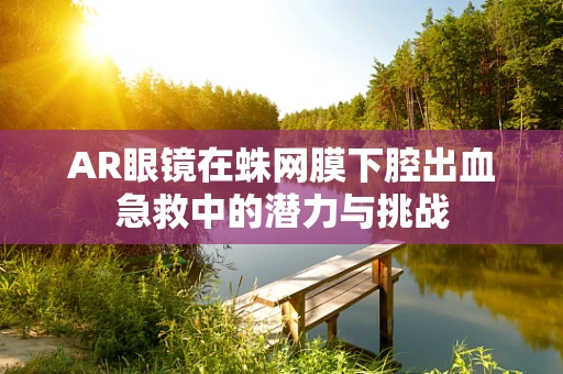 AR眼镜在蛛网膜下腔出血急救中的潜力与挑战