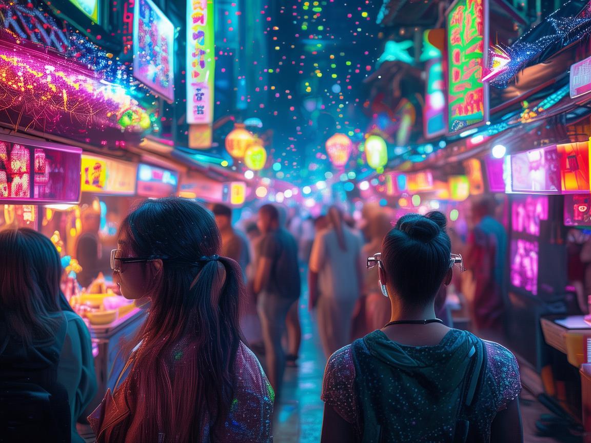 夜市摊的未来视界,AR眼镜如何重塑夜间市集体验? 夜市摊的未来视界,AR眼镜如何重塑夜间市集体验?