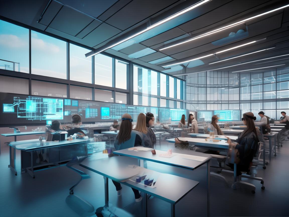 中学教学楼，AR眼镜能如何重塑学习体验？