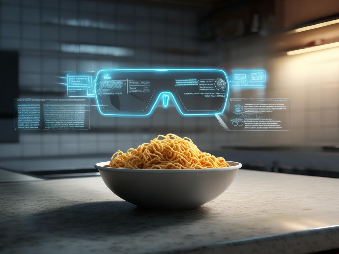 方便面,AR眼镜下的速食新体验?