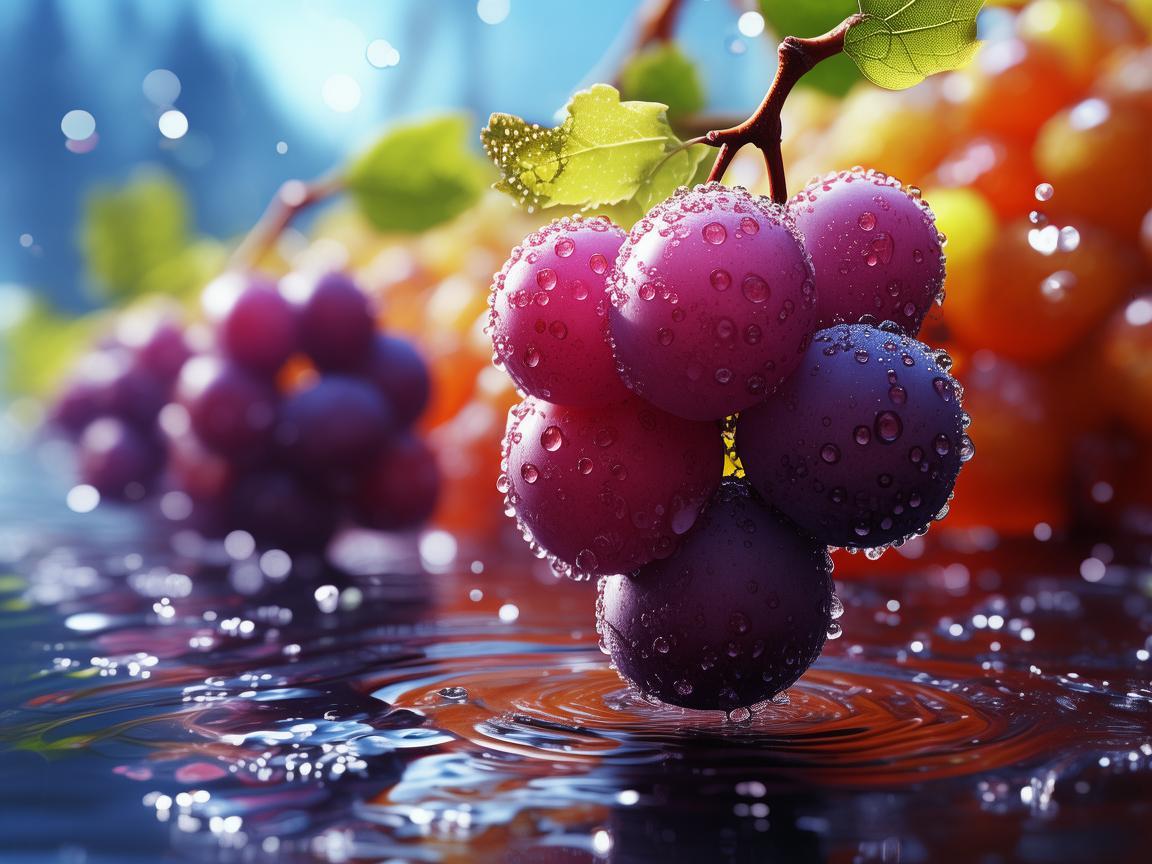 葡萄的奇妙之旅，AR眼镜下的味觉与视觉盛宴